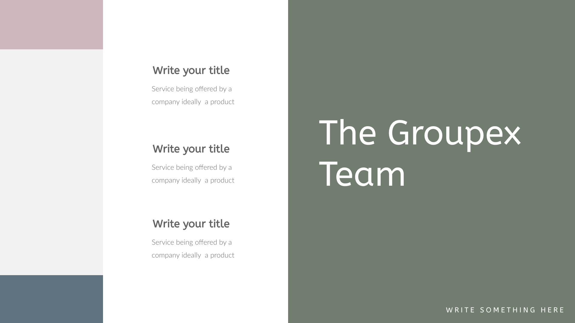 Groupex PowerPoint Template