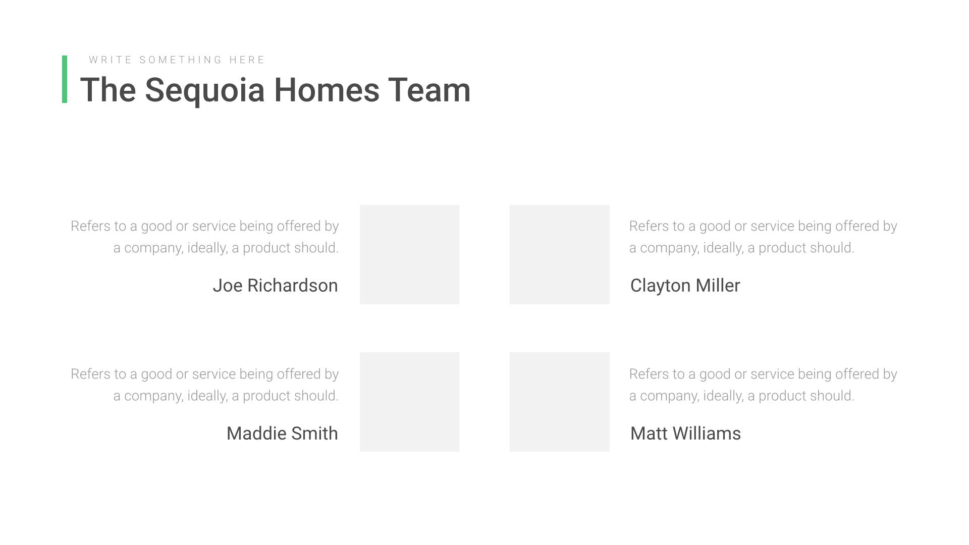 Sequoia Homes PowerPoint Template